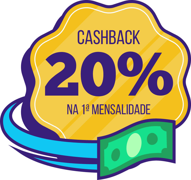 Cashback de 20% Cashback de 20% na contratação de um plano de saúde!